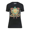 【送料無料】 ベルサーチ レディース Tシャツ トップス T-shirts Black