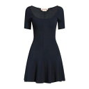 【送料無料】 マルニ レディース ワンピース トップス Mini dresses Blue