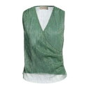 【送料無料】 カオス レディース Tシャツ トップス Tops Green