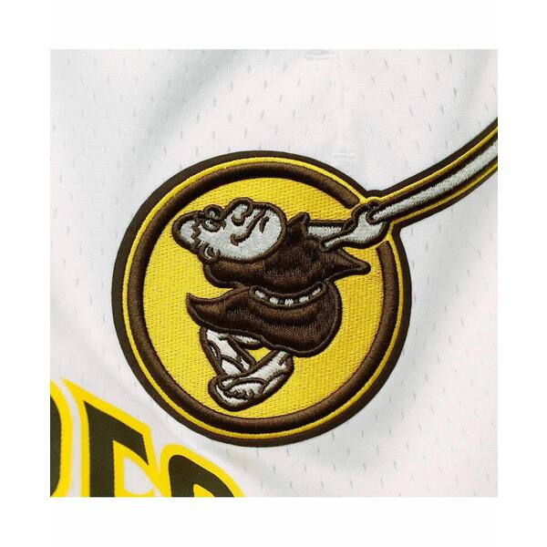 プロスタンダード メンズ カジュアルパンツ ボトムス Men's White San Diego Padres Logo Mesh Shorts White