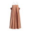 【送料無料】 アニエバイ レディース ワンピース トップス Midi dresses Light brown