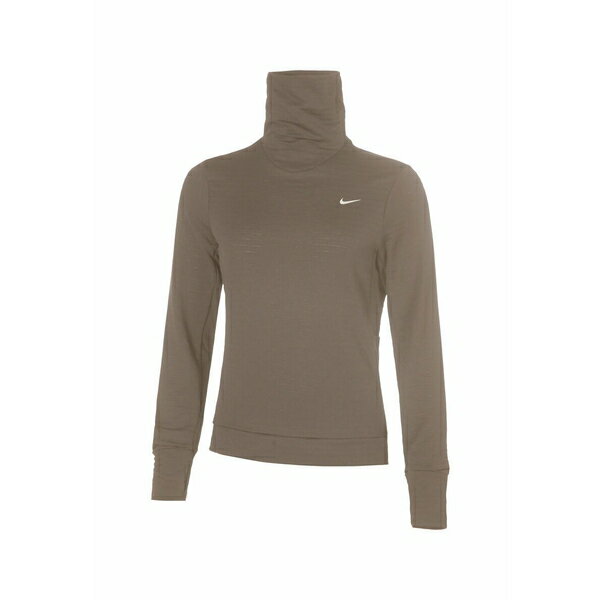 ナイキ レディース Tシャツ トップス SWIFT - Long sleeved top - mink brown reflective silv