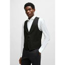 ボス メンズ サンダル シューズ HUGE - Suit waistcoat - black