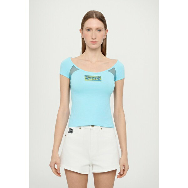 ベルサーチ レディース Tシャツ トップス Print T-shirt - blu eleos