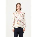 ツインセット レディース シャツ トップス Button-down blouse - white