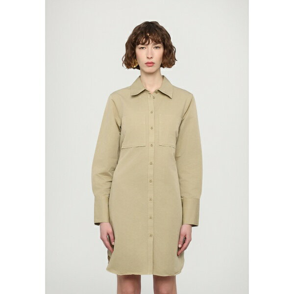 クローズド レディース ワンピース トップス BELTED DRESS - Shirt dress - warm sand