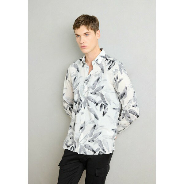 アンソニーモラート メンズ サンダル シューズ SHIRT BARCELONA REGULAR STRAIGHT FIT PRINTED WITH LOGOED BADGE - Shirt - cream