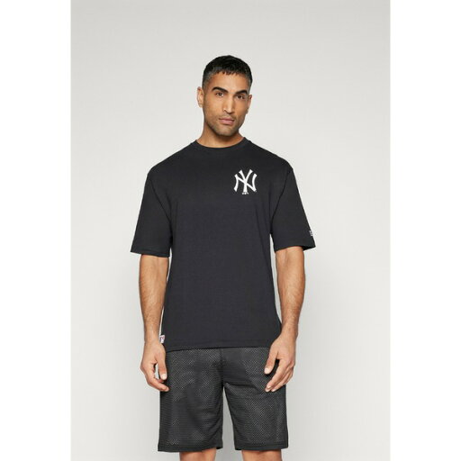 ニューエラ メンズ バスケットボール スポーツ MLB NEW YORK YANKEES OVERSIZE TEE - Print T-shirt - black ニューエラ メンズ バスケットボール スポーツ MLB NEW YORK YANKEES OVERSIZE TEE - Print T-shirt - black