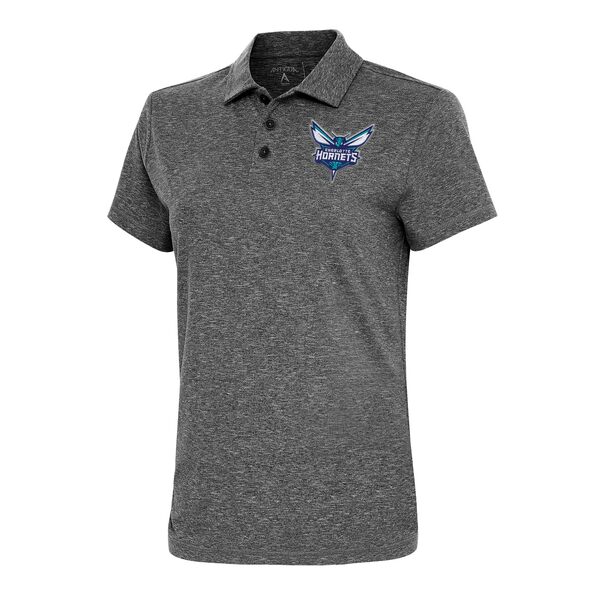 アンティグア レディース ポロシャツ トップス Charlotte Hornets Antigua Women's Motivated Polo Hea..