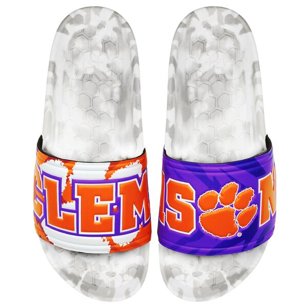 ハイプ メンズ サンダル シューズ Clemson Tigers Slydr Pro Slide Sandals Orange/Purple