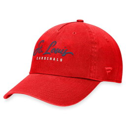 ファナティクス レディース 帽子 アクセサリー St. Louis Cardinals Fanatics Branded Women's Script Adjustable Hat Red