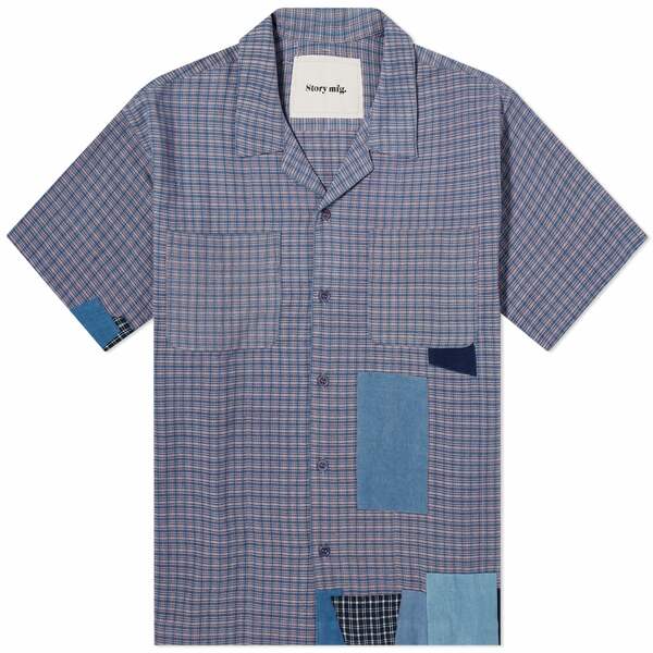 ストーリーエムエフジー メンズ シャツ トップス Story mfg. PA Vacation Shirt Purple