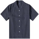 ポルチギーフランネル メンズ シャツ トップス Portuguese Flannel Atlantico Seersucker Vacation Shirt Blue