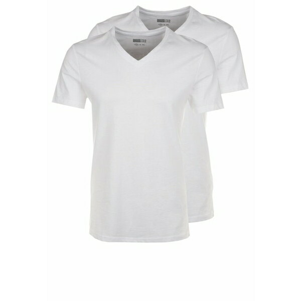 ԥ   T ȥåץ 2 PACK - Basic T-shirt - white