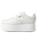 Reebok リーボック レディース スニーカー White 【(WMNS) Gigi Hadid x Reebok Classic Leather Triple Thick Sole Casual Skateboarding Shoes White DV4110】 サイズ US_8.5(25.5cm)(4)