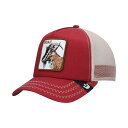 グーリン ブラザーズ グーリンブラザーズ メンズ 帽子 アクセサリー Men's Red, Natural Goat Beard Trucker Adjustable Hat Red, Natural