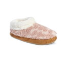 アイソトナー レディース サンダル シューズ Women's Memory Foam Faux Fur Isla Cheetah Bootie Comfort Slippers Evening Sand