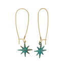 ロバート・リー・モーリス・ソーホー レディース ピアス＆イヤリング アクセサリー Women's Patina Starburst Dangle Earrings Green Patina