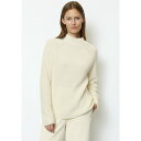 マルコポーロ レディース パーカー・スウェットシャツ アウター LONGSLEEVE STAND UP COLLAR - Jumper - creamy white