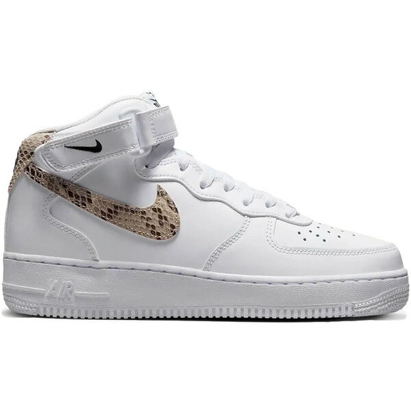 Nike ナイキ レディース スニーカー 【Nike Air Force 1 '07 Mid White Snake Swoosh (Women's)】 サイズ US_7.5(24.5cm) White/Black/Sanddrift