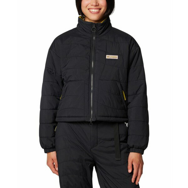 コロンビア レディース ジャケット&ブルゾン アウター Women's Wallowa Insulated Cropped Stand-Collar Jacket Black