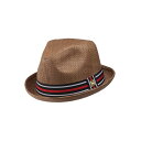 ピーターグリム レディース 帽子 アクセサリー Depp Fedora Brown