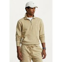 ラルフローレン ラルフローレン メンズ パーカー・スウェットシャツ アウター LOOPBACK FLEECE QUARTER ZIP SWEATSHIRT - Sweatshirt - coastal beige