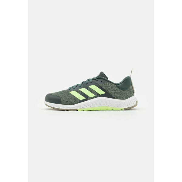 アディダス メンズ バスケットボール スポーツ EVERYSET TRAINER - Training shoe - legend ivy/green spark