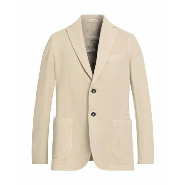 【送料無料】 チルコロ1901 メンズ ジャケット＆ブルゾン アウター Blazers Beige