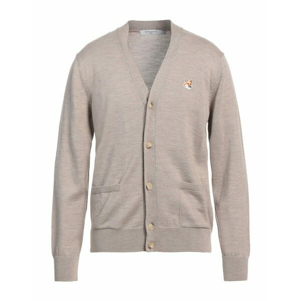 【送料無料】 メゾン キツネ メンズ カーディガン アウター Cardigans Grey