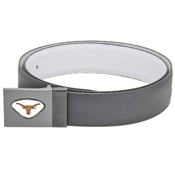 W[fB Y xg ANZT[ Texas Longhorns Reversible Leather Belt Gray