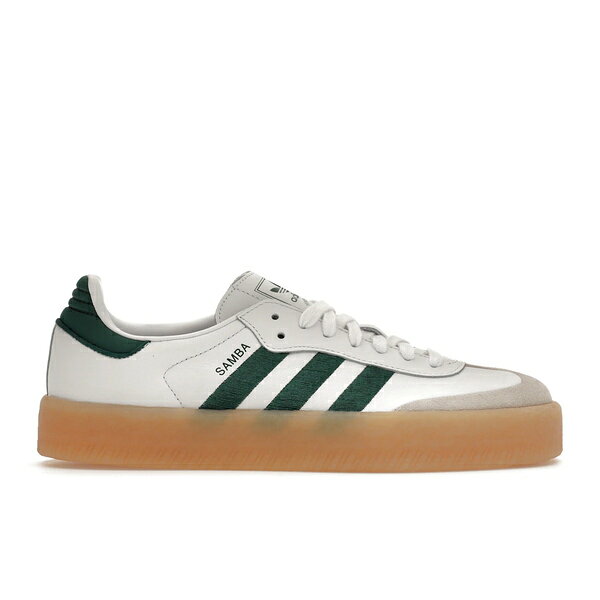 adidas アディダス レディース スニーカー 【adidas Sambae】 サイズ US_W_12W White Collegiate Green Gum (Women's)