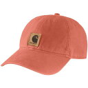 J[n[g Y Xq ANZT[ Carhartt Men's Odessa Canvas Cap Terracotta