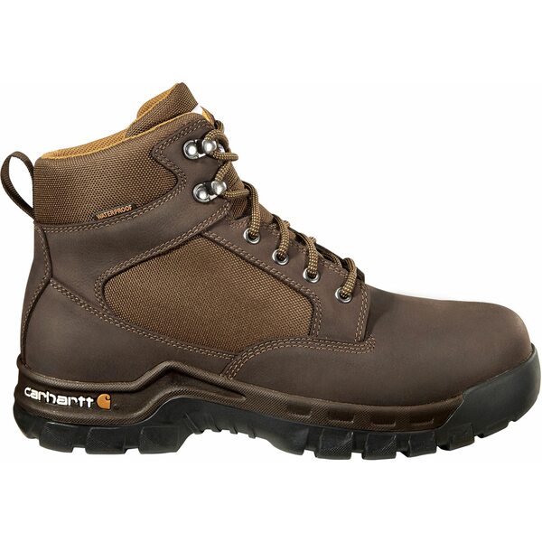 カーハート メンズ ブーツ シューズ Carhartt Men's Waterproof Rugged Flex 6” Steel Toe Work Boots Dark Brown