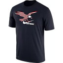 アメリカン・イーグル・アウトフィッターズ ナイキ メンズ ランニング スポーツ Nike Men's American Eagle Swoosh Softball T-Shirt Obsidian