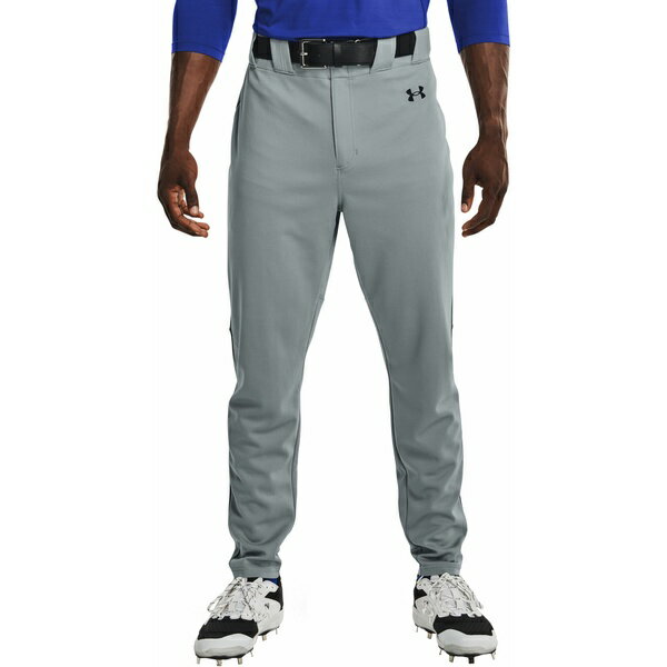 A_[A[}[ Y jO X|[c Under Armour Men's Gameday Vanish Piped Baseball Pants Baseball Grey/Black