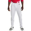 A_[A[}[ Y jO X|[c Under Armour Men's Gameday Vanish Piped Baseball Pants White/Navy