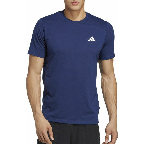 AfB_X Y Vc gbvX adidas Men's Train Essentials Prime Training T-Shirt Dark Blue/White