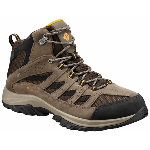 コロンビア メンズ ブーツ シューズ Columbia Men's Crestwood Mid Waterproof Hiking Boots Cordovan/Squash