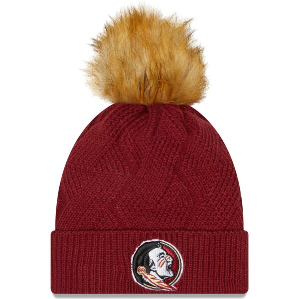 ■ブランド New Era (ニューエラ)■商品名 Florida State Seminoles New Era Women's Snowy Cuffed Knit Hat with Pom■こちらの商品は米国・ヨーロッパからお取り寄せ商品となりますので、 お届けまで1週間〜10日前後お時間頂いております。 ■各ブランド・商品・デザインによって大きな差異がある場合がございます。 ■あくまで平均的なサイズ表ですので、「参考」としてご利用ください。 ■店内全品【送料無料】です！（※沖縄・離島は別途送料3,300円がかかります）