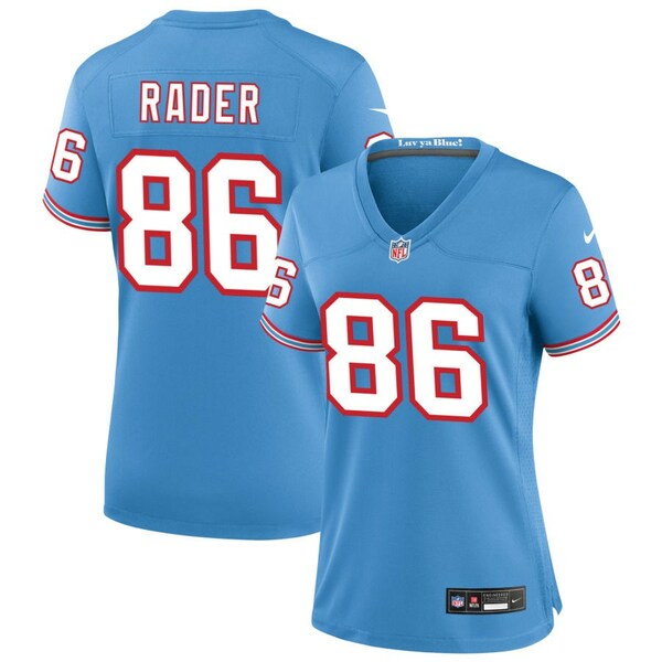 ʥ ǥ ˥ե ȥåץ Tennessee Titans Nike Women's Oilers Throwback Custom Game Jersey Light Blue