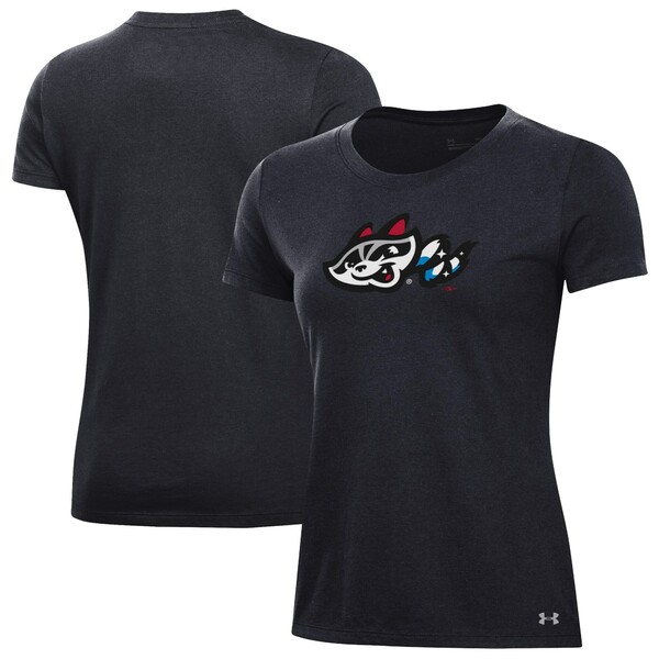 アンダーアーマー レディース Tシャツ トップス Rocket City Trash Pandas Under Armour Women 039 s Performance TShirt Black