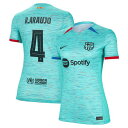 ナイキ レディース ユニフォーム トップス Ronald Araujo Barcelona Nike Women's 2023/24 Third Replica Jersey Aqua