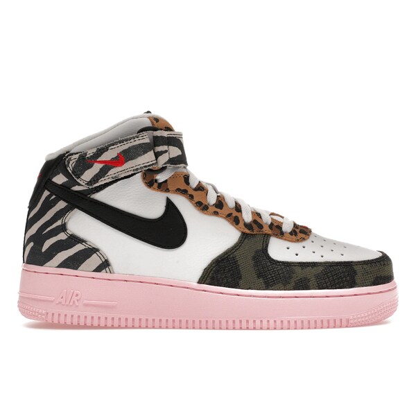 Nike ナイキ レディース スニーカー 【Nike Air Force 1 Mid '07 Tunnel Walk (Women's)】 サイズ US_6(23.0cm) White/Medium Soft Pink/University Red/Black
