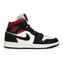 Jordan ジョーダン レディース スニーカー 【Jordan 1 Mid Gym Red Panda (Women's)】 サイズ US_W_11.5 Black/Gym Red-Sail
