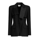 【送料無料】 マックイーン レディース ジャケット&ブルゾン アウター Blazers Black