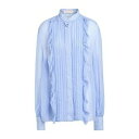 【送料無料】 ヴァレンティノ ガラヴァーニ レディース シャツ トップス Shirts Azure