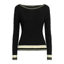 【送料無料】 エルマンノ シェルヴィーノ レディース ニット&セーター アウター Sweaters Black