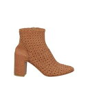 【送料無料】 デル カルロ レディース ブーツ シューズ Ankle boots Brown