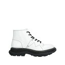 【送料無料】 マックイーン レディース ブーツ シューズ Ankle boots White